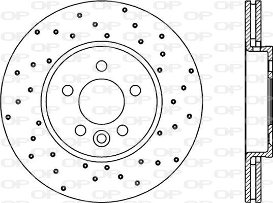 OPEN PARTS Bremžu diski BDRS1900.25